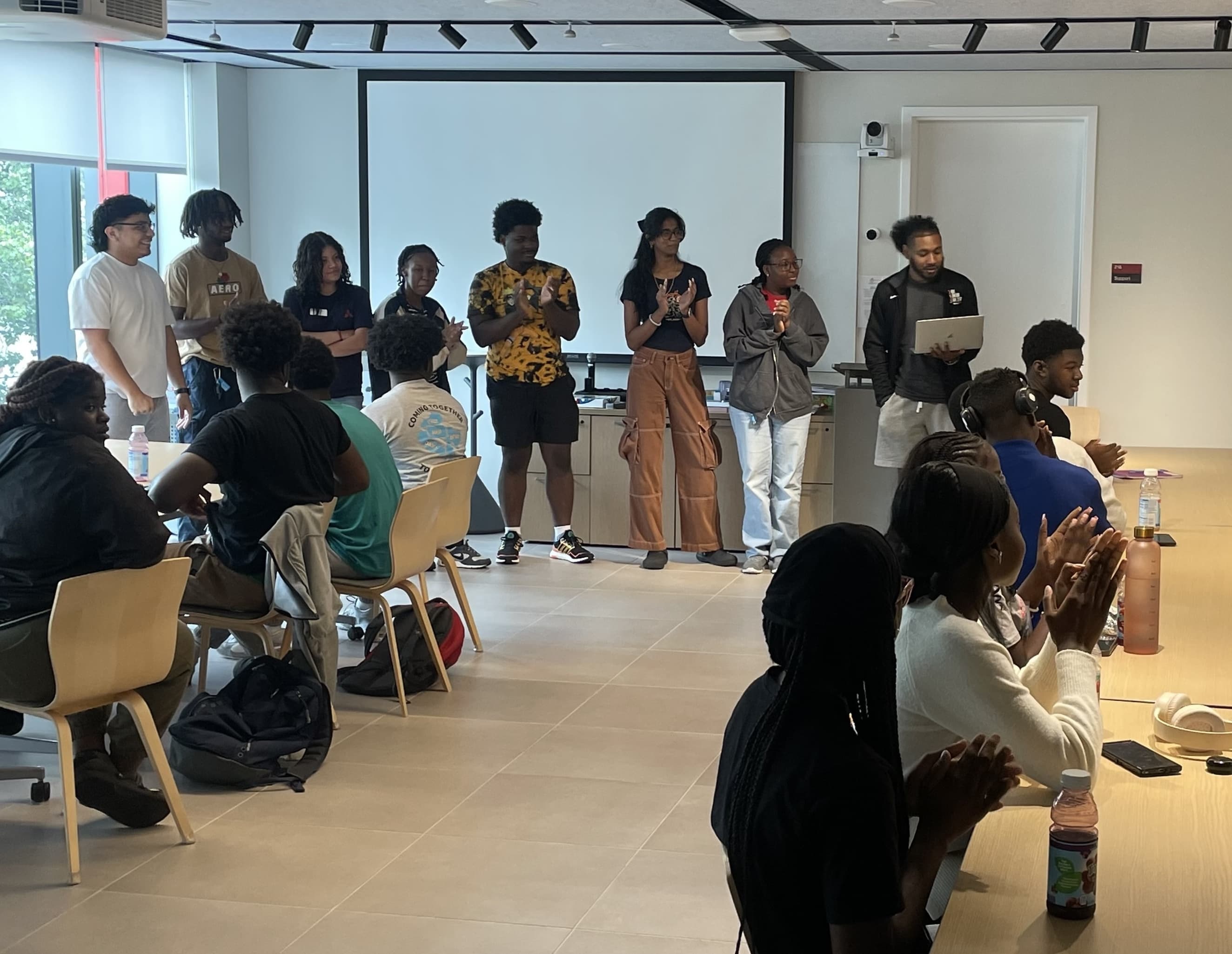 Teaching students at Generation Code