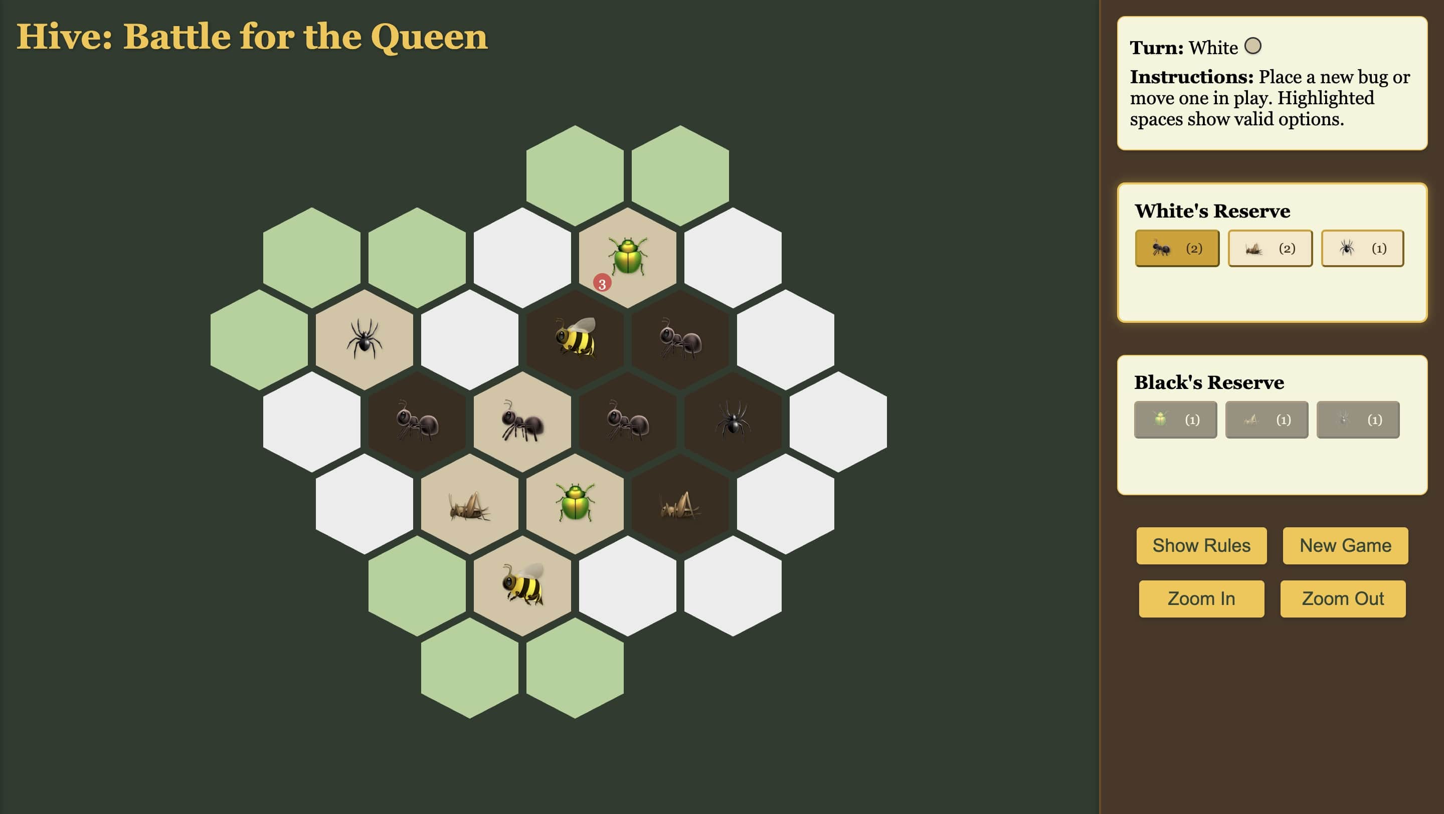 Hive project screenshot